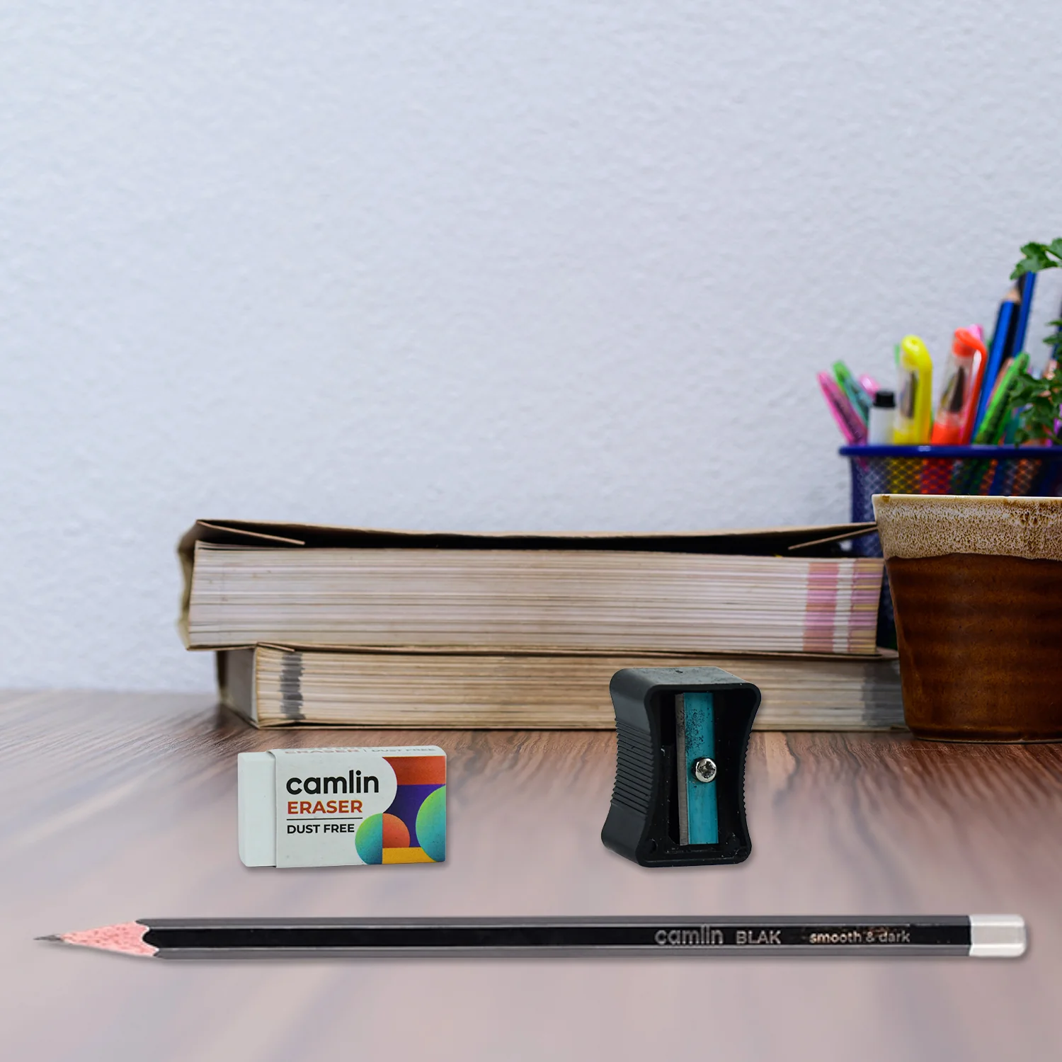 Camlin Black Pencils – Pack of 10 Smooth Writing Graphite Pencils - Image 10