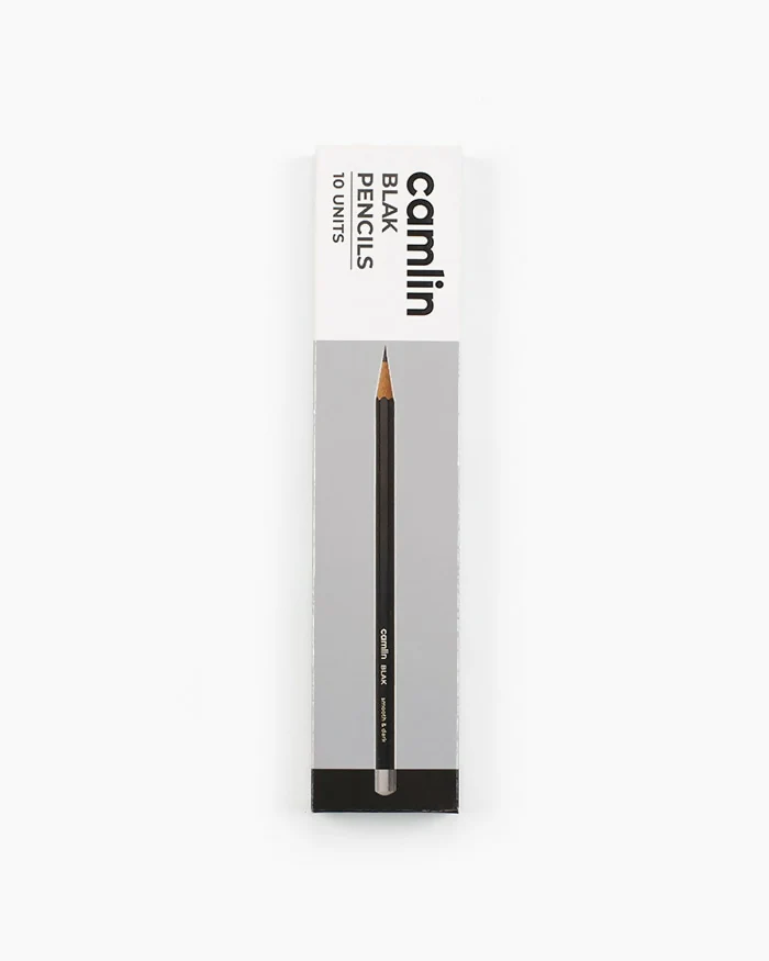 Camlin Black Pencils – Pack of 10 Smooth Writing Graphite Pencils - Image 9