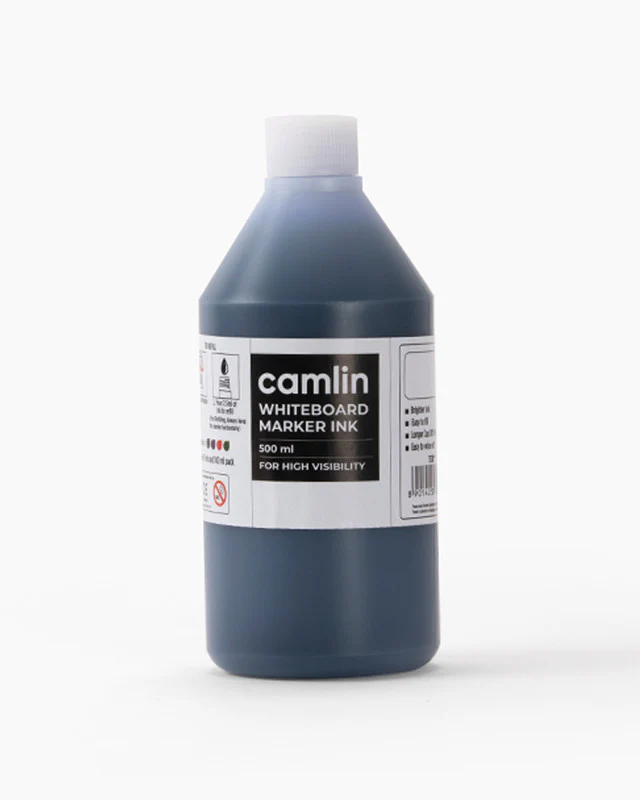 Camlin Blue Whiteboard Marker Ink – High Visibility Refill Bottle (500 ml) - Image 5