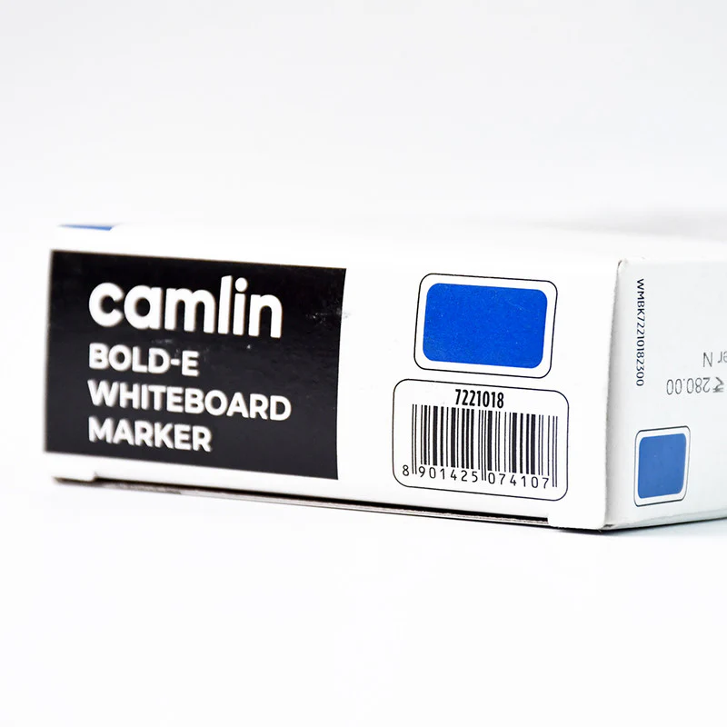 Camlin Bold-E Whiteboard Marker – Blue Color Bold Writing Refillable (Pack of 10) - Image 6
