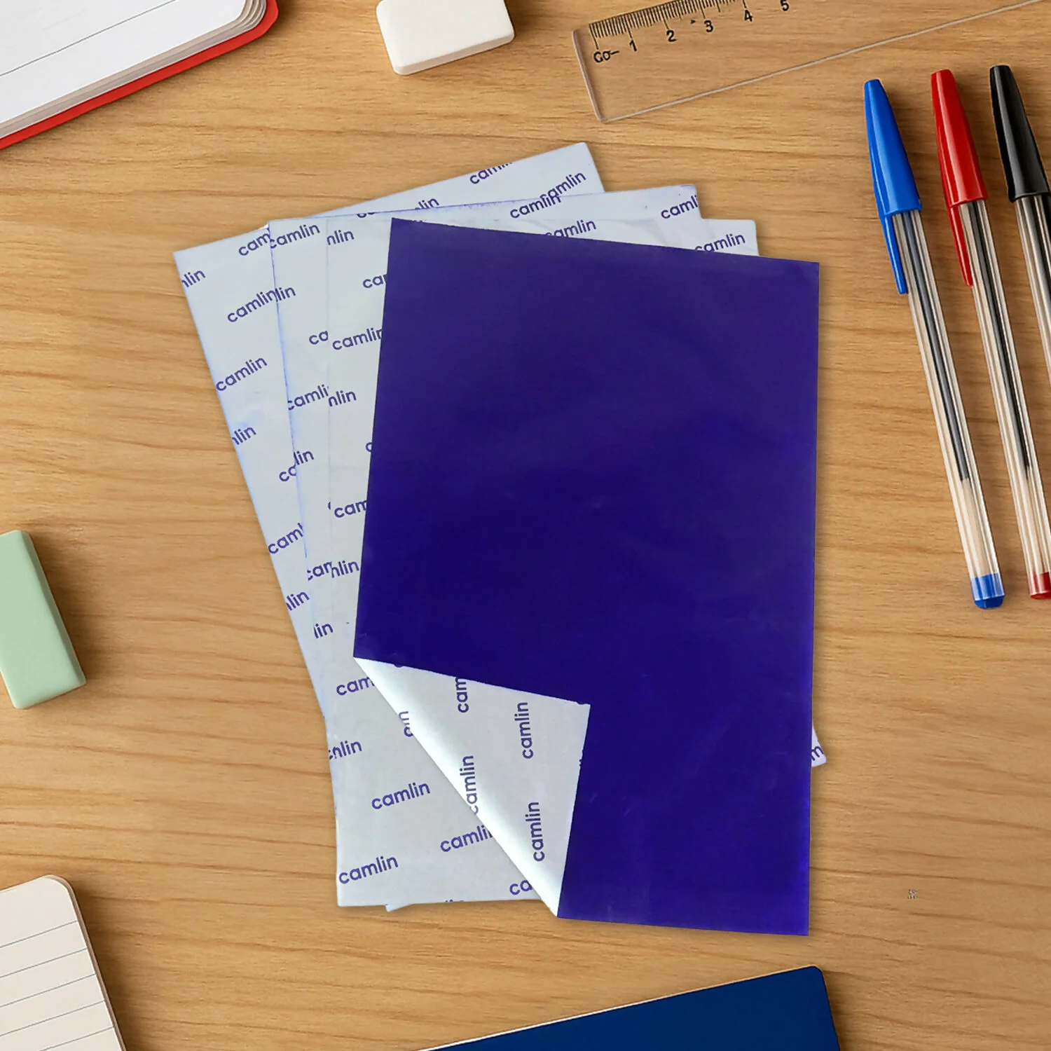 Camlin Carbon Paper 100 Units (Sharp Impressions, High GSM) - Image 2