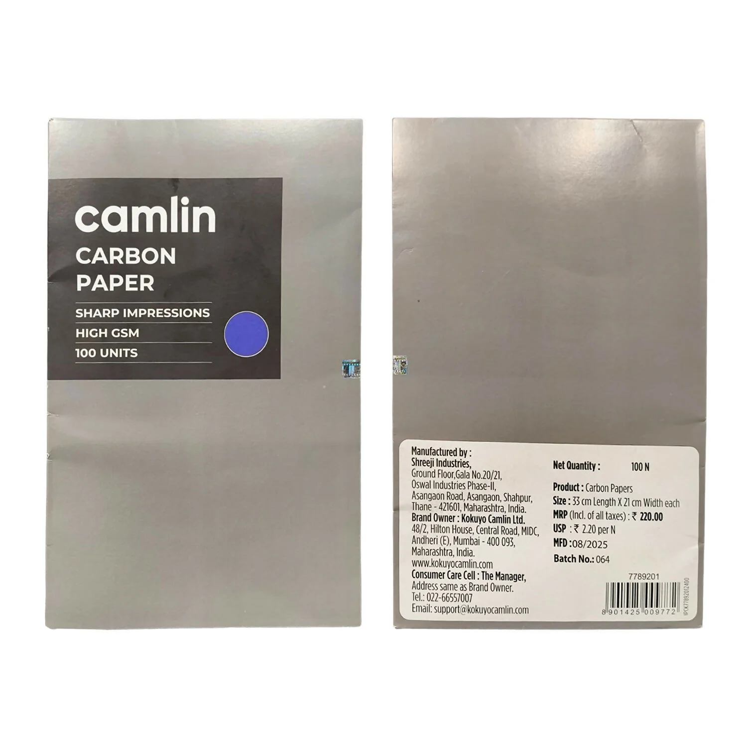 Camlin Carbon Paper 100 Units (Sharp Impressions, High GSM) - Image 5