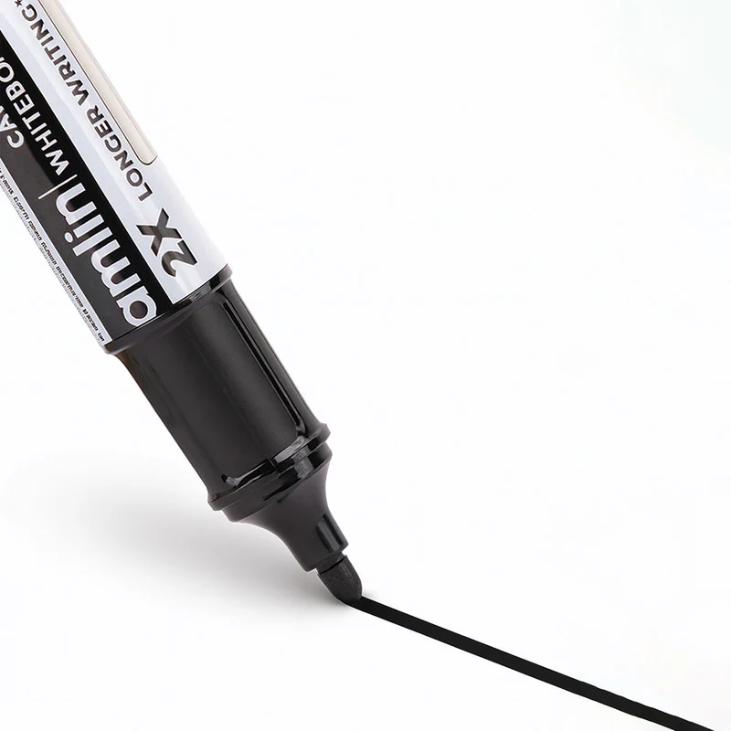 Camlin Cartridge Whiteboard Marker Long-Lasting Black Refillable Markers (5pc) - Image 3