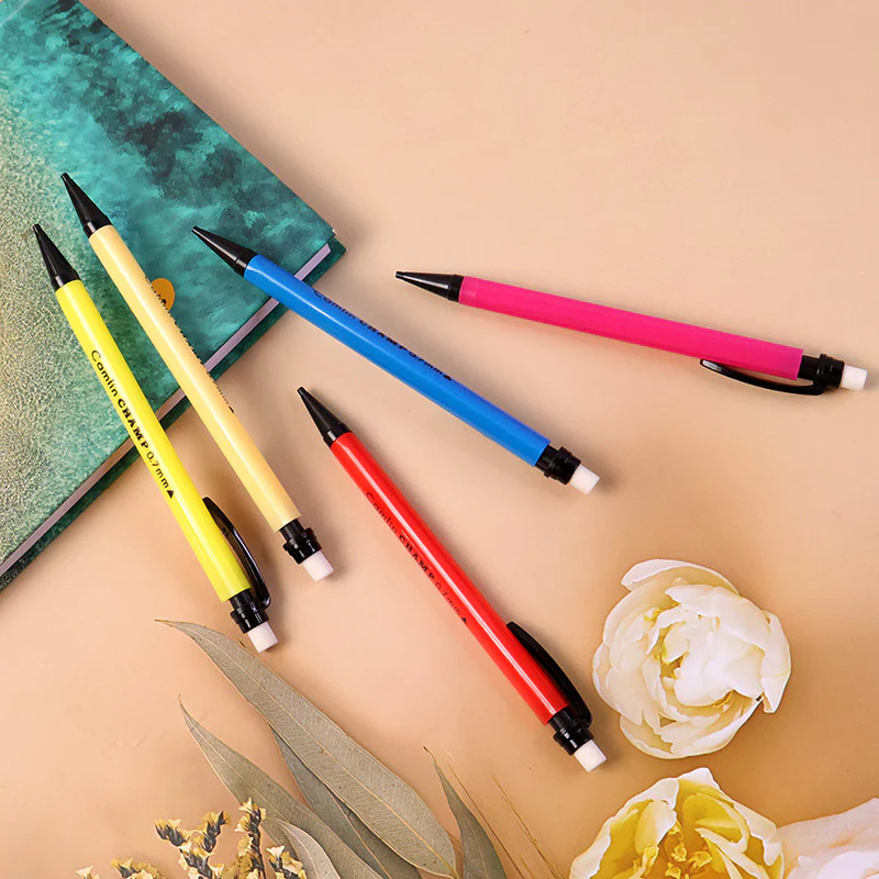 Camlin Champ Mechanical Pencil 0.7 mm (Assorted Colours, 5Pc Pack) - Image 2