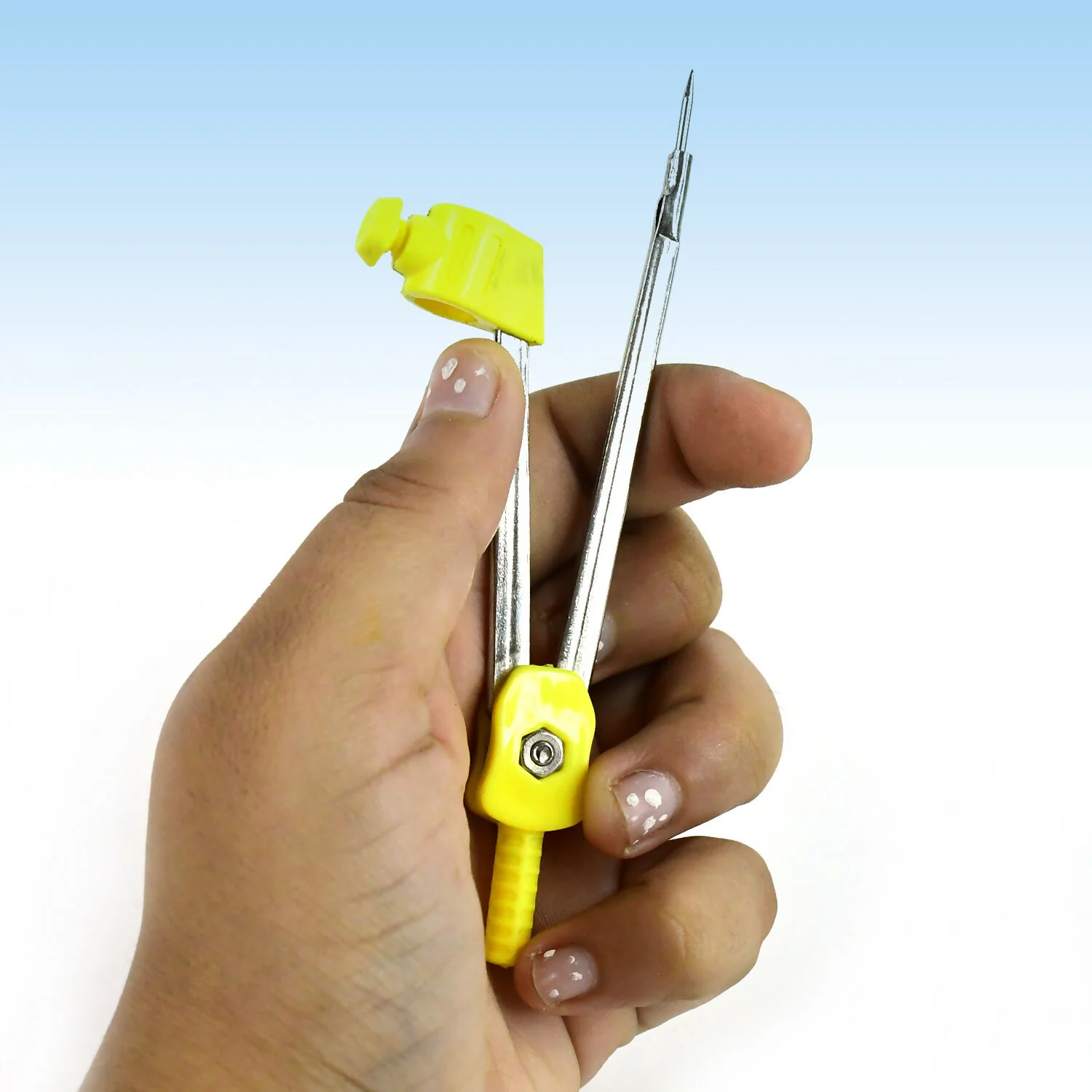 Camlin Compass – Durable Metal Body with Yellow Grip - Image 7
