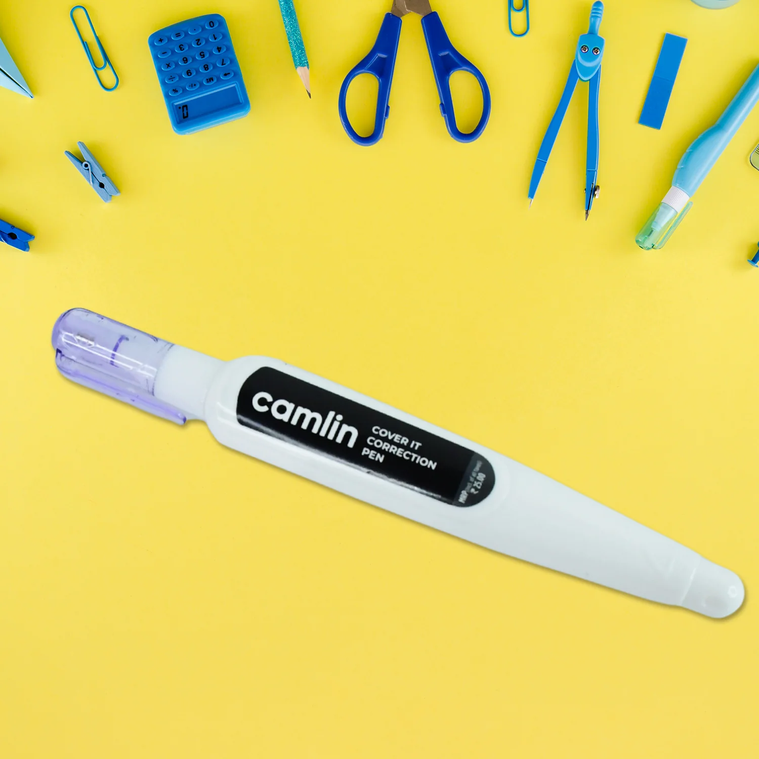 Camlin Cover It Correction Pen – Quick Dry & Smooth Coverage - Image 3