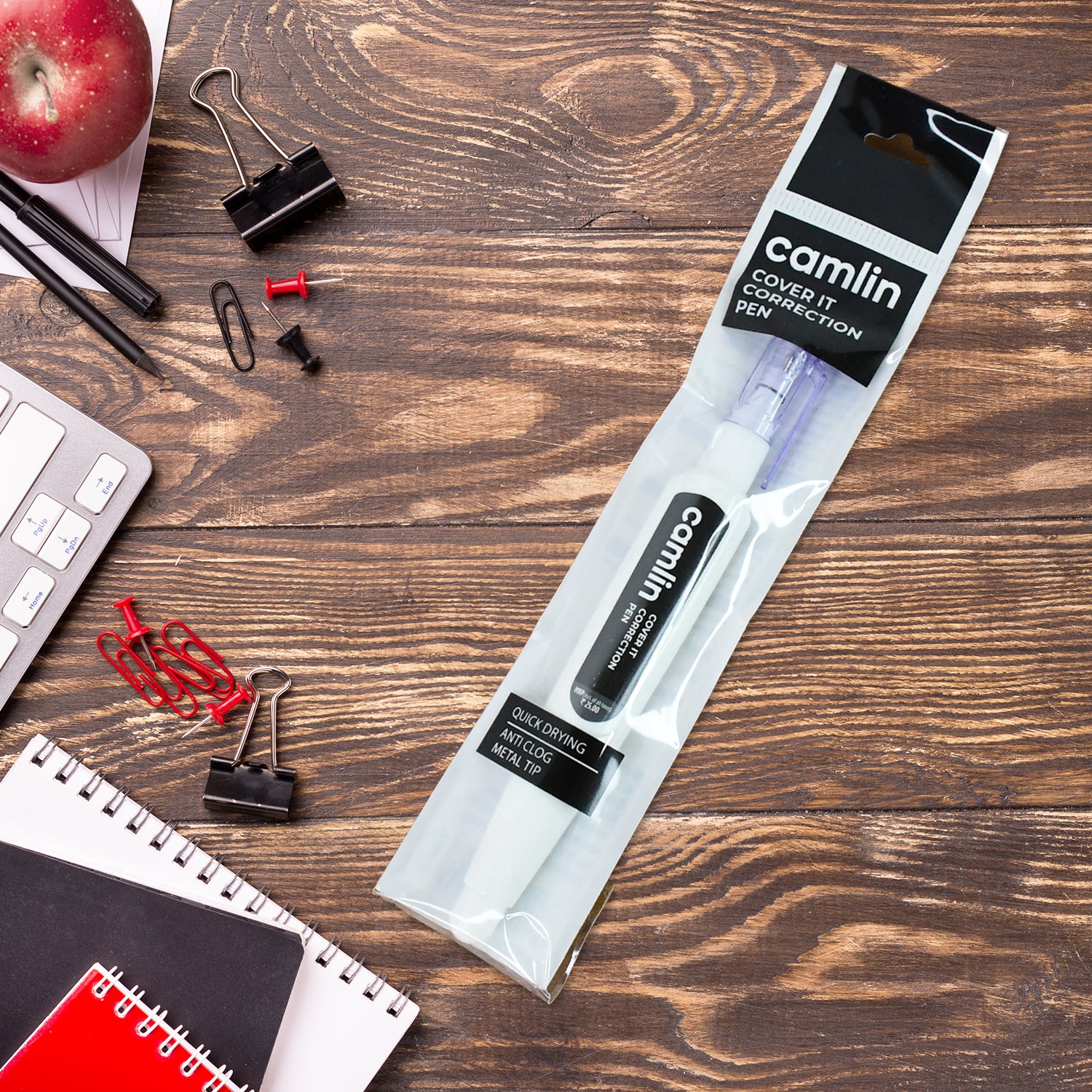 Camlin Cover It Correction Pen – Quick Dry & Smooth Coverage - Image 6