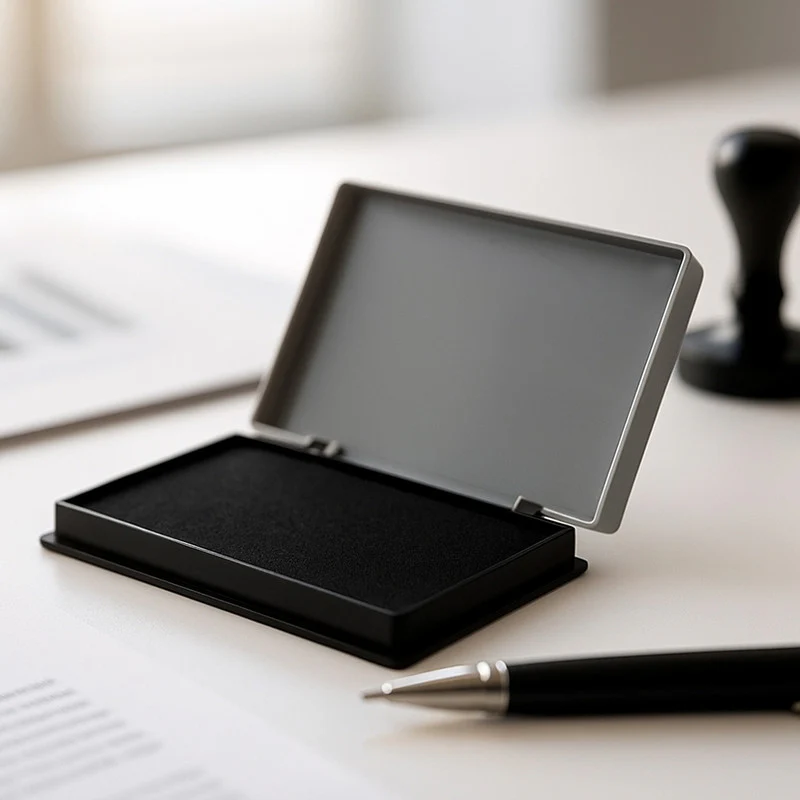Camlin Deluxe Small Violet Stamp Pad – Long Lasting Ink Pad for Clear Impressions - Image 2