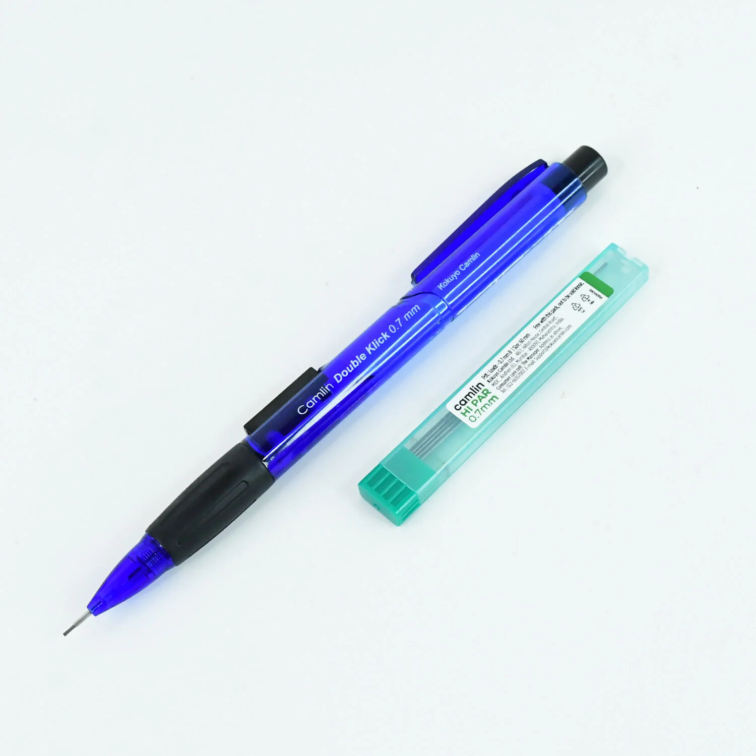 Camlin Double Klick Mechanical Pencil 0.7mm with Free Hi-Par Leads - Image 4