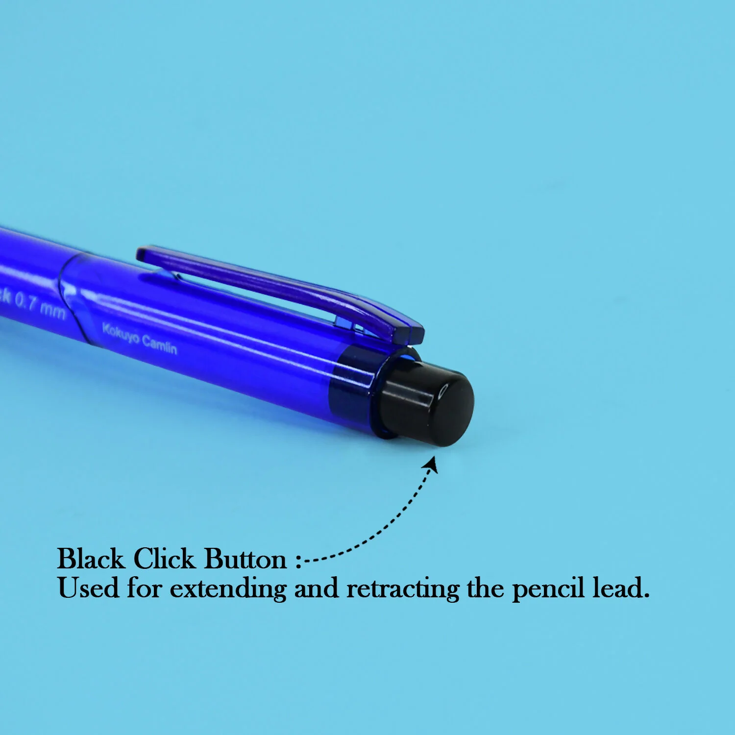 Camlin Double Klick Mechanical Pencil 0.7mm with Free Hi-Par Leads - Image 5