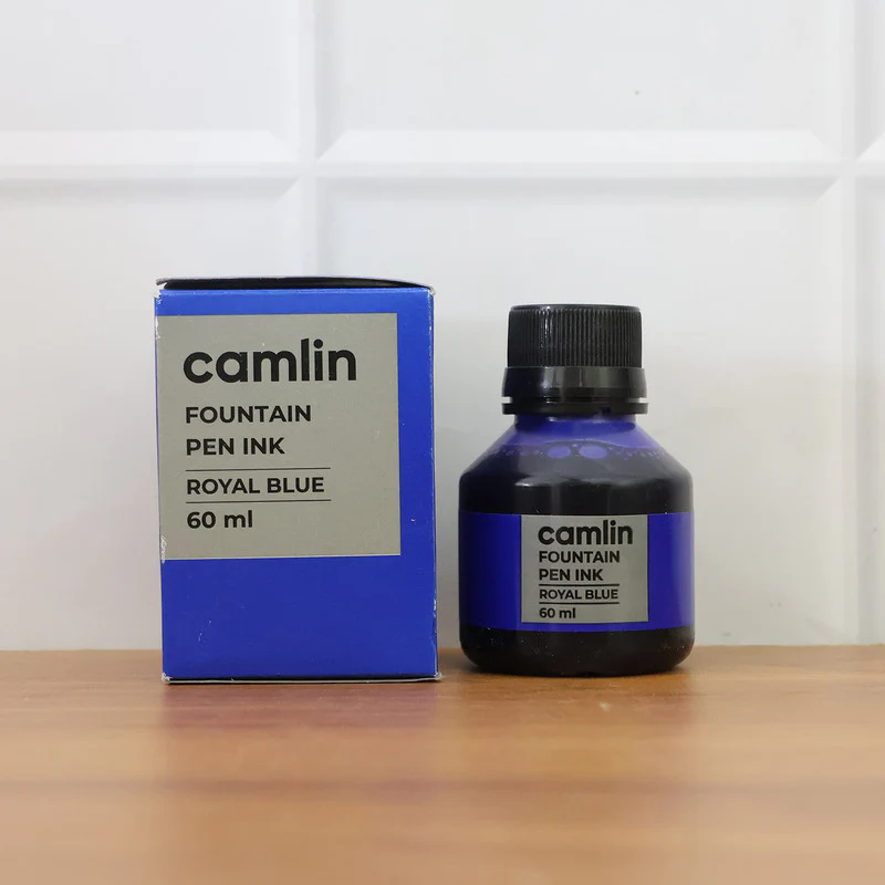 Camlin Fountain Pen Ink – Smooth Writing Royal Blue Ink for All (60 ml Bottle) - Image 6