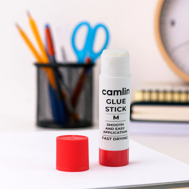 Camlin Glue Stick – Medium Size Smooth and Easy Application Fast Drying Adhesive (8 Gm) - Image 5