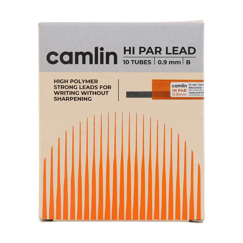 Camlin Hi-Par 0.9 mm Mechanical Pencil Leads High Polymer Leads Pack of 10 Tubes - Image 5