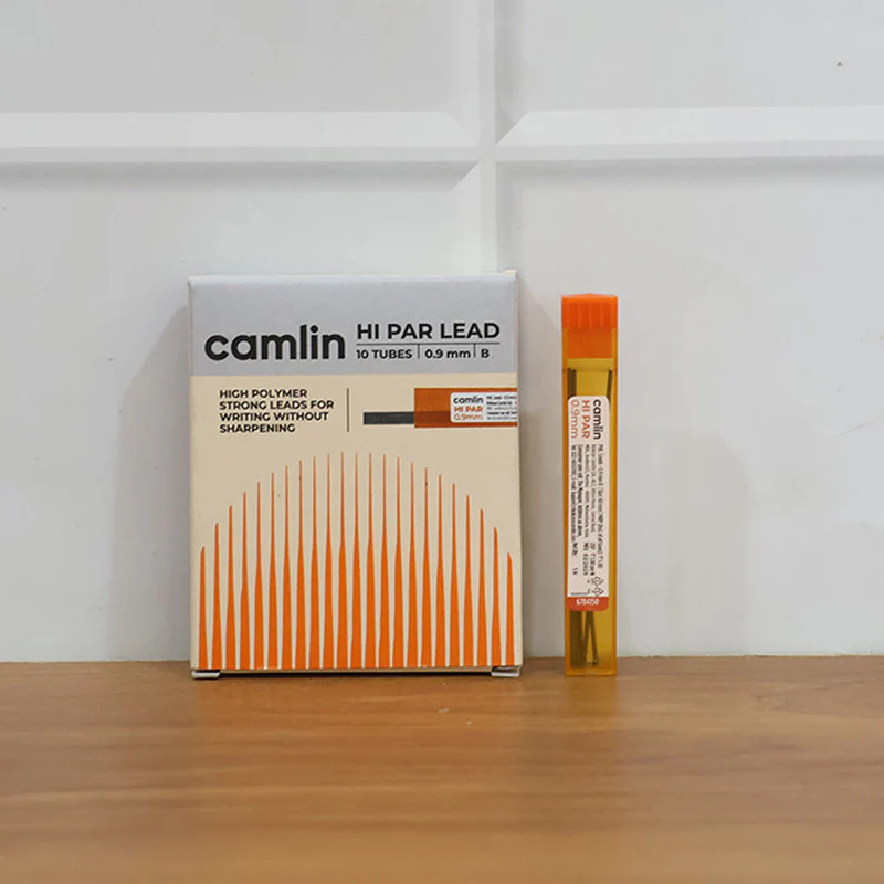 Camlin Hi-Par 0.9 mm Mechanical Pencil Leads High Polymer Leads Pack of 10 Tubes - Image 6