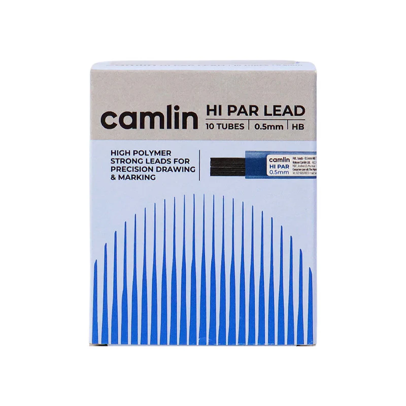 Camlin Hi-Par Leads 0.5 mm HB – High Polymer Mechanical Pencil Leads (10 Tubes Pack) - Image 5