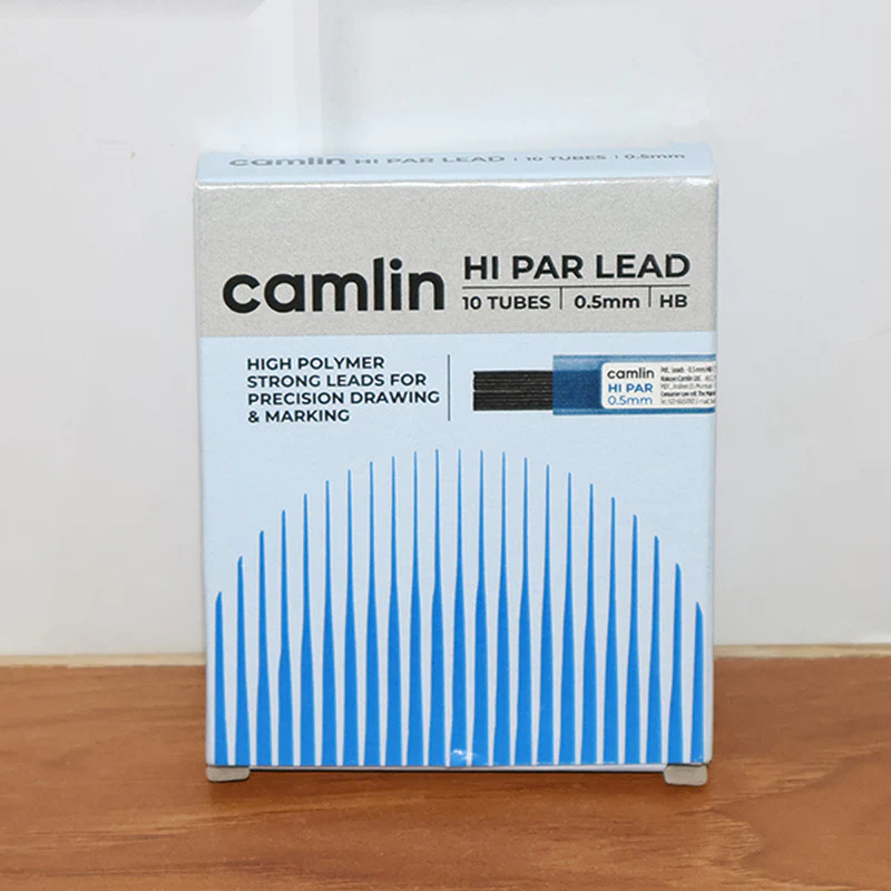 Camlin Hi-Par Leads 0.5 mm HB – High Polymer Mechanical Pencil Leads (10 Tubes Pack) - Image 6