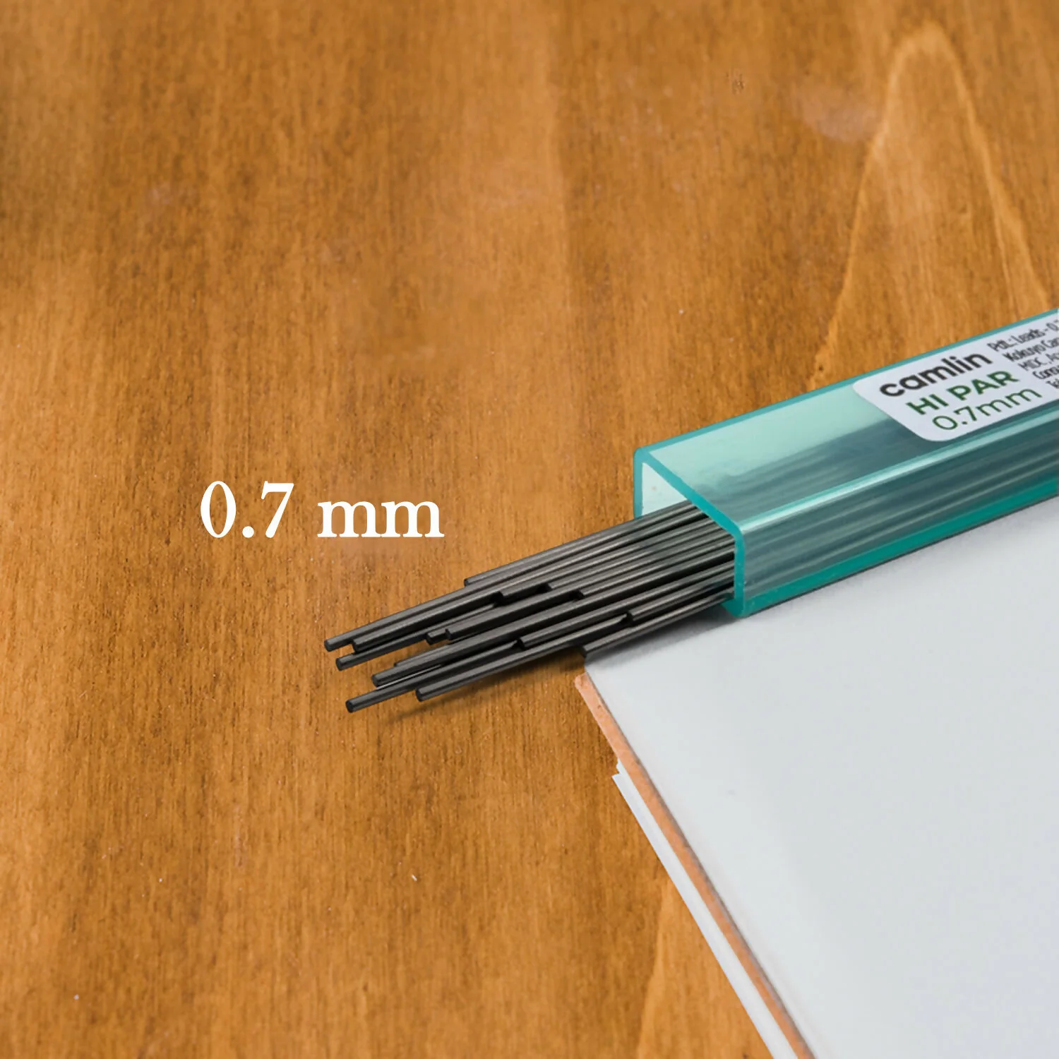 Camlin Hi-Par Mechanical Pencil Leads – 0.7mm B Grade, High Polymer Leads (10 Tubes) - Image 3