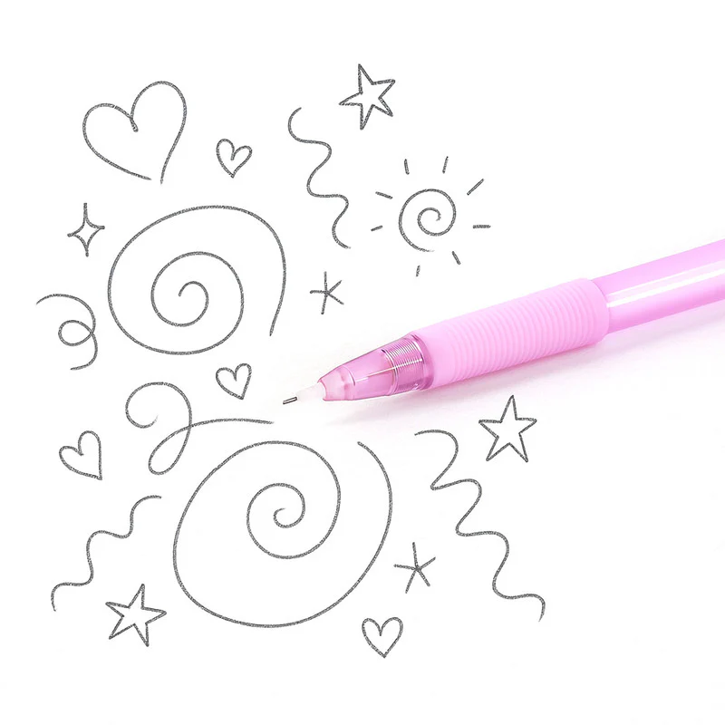 Camlin KLICK 0.5 mm Mechanical Pencil (Pack of 10 – Pink, Blue & Grey) - Image 4