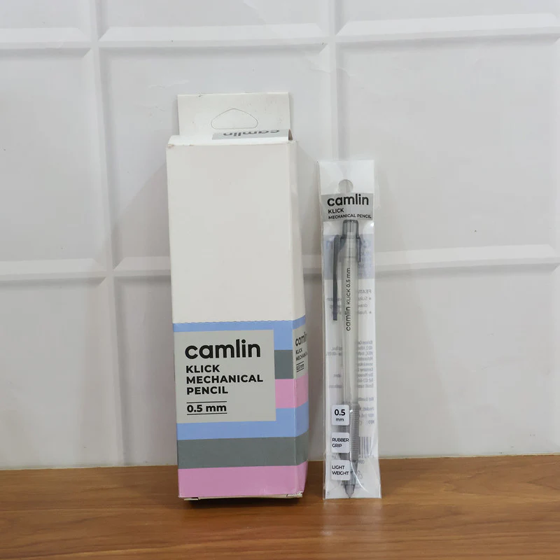 Camlin KLICK 0.5 mm Mechanical Pencil (Pack of 10 – Pink, Blue & Grey) - Image 6