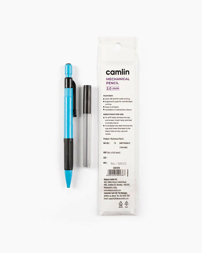 Camlin Mechanical Pencil 2.0mm with Dark & Bold Writing – Easy to Sharpen - Image 10