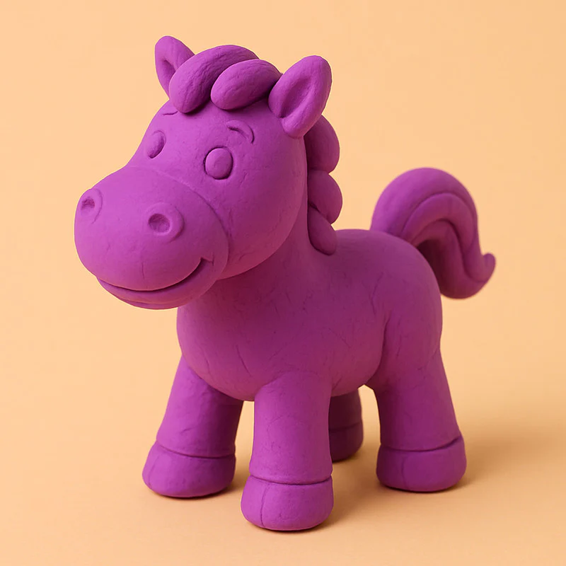 Camlin Modelling Clay 150 gm – Purple Color Soft Reusable Clay for Creative Crafting - Image 5