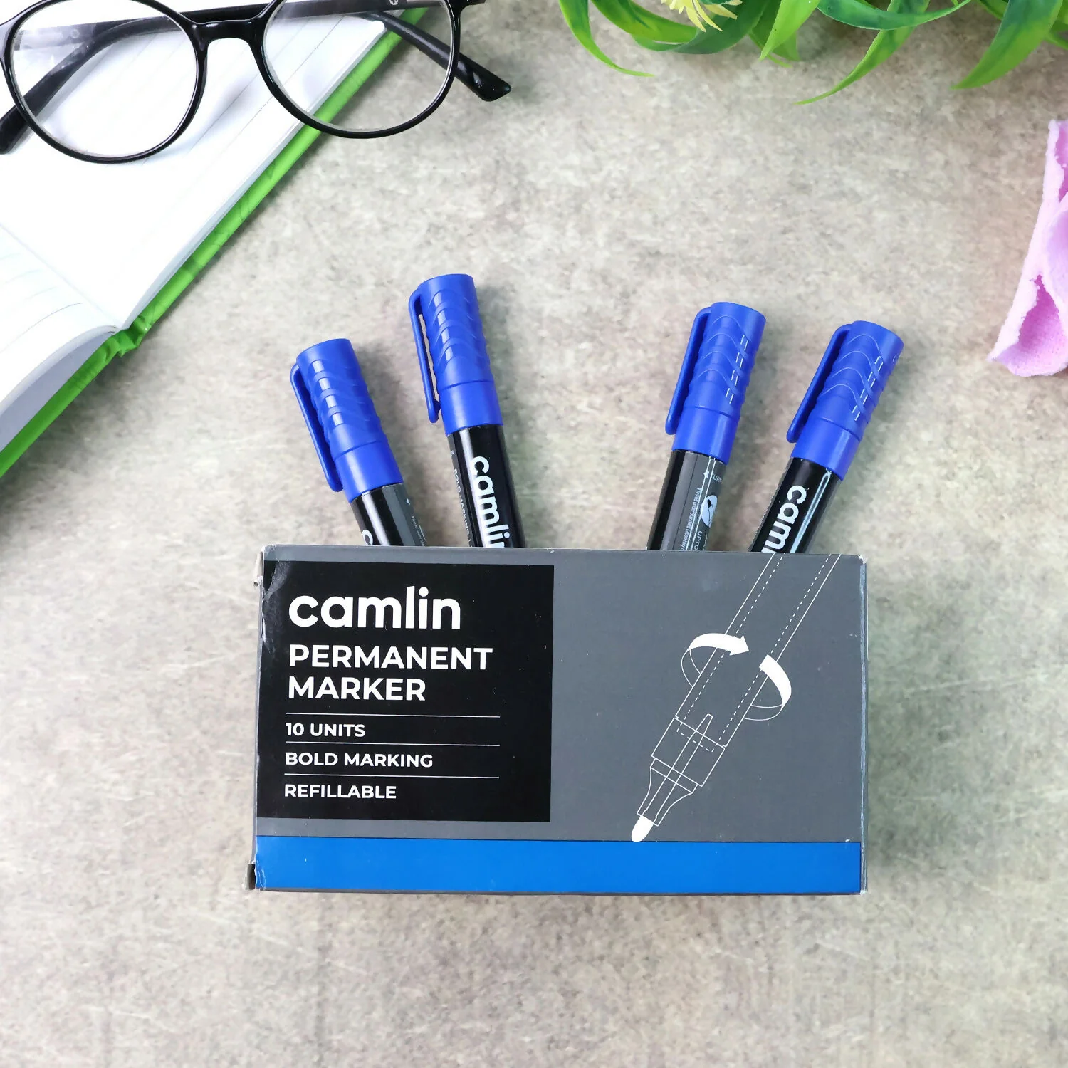 Camlin Permanent Marker Set – Pack of 10 - Image 3