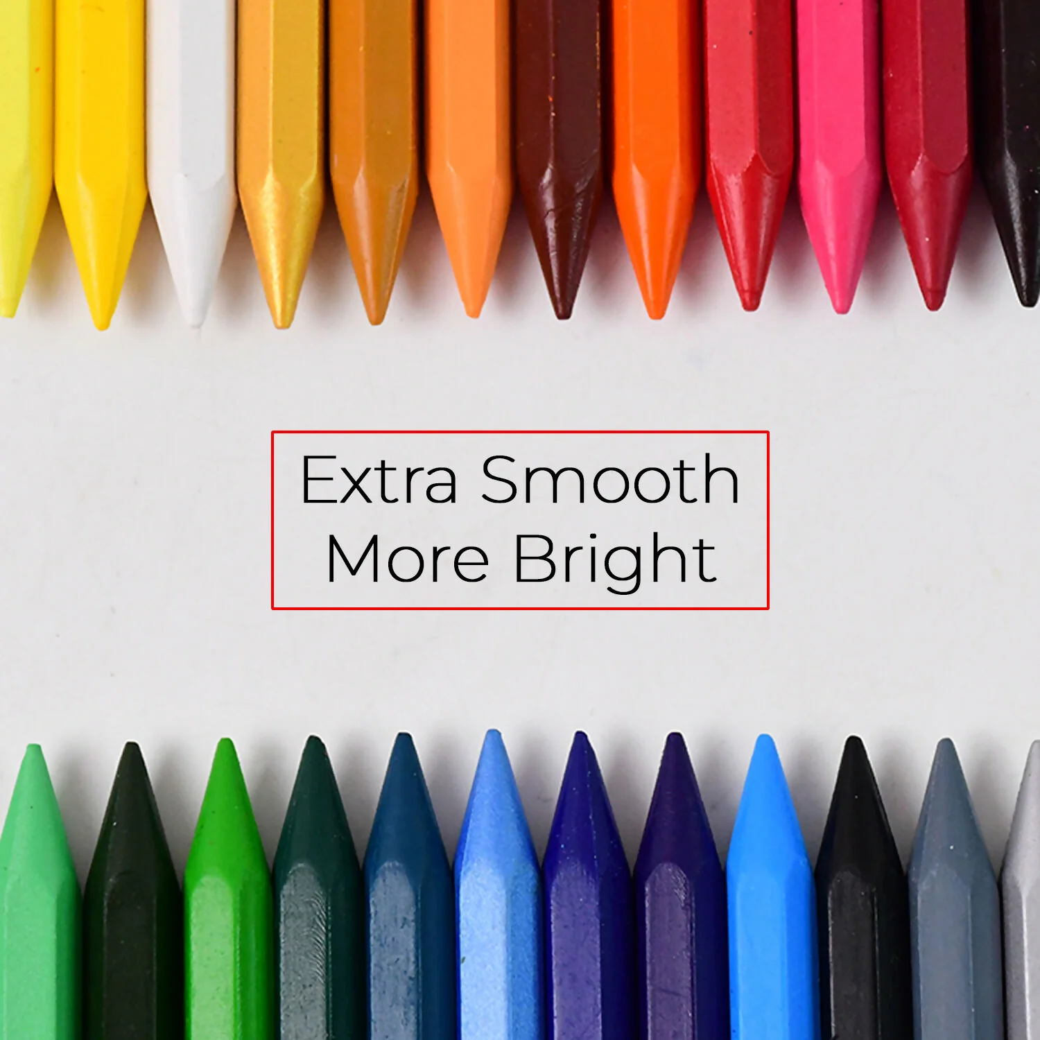 Camlin Plastic Crayons – 24 Shades with Sharpener and Eraser - Image 3