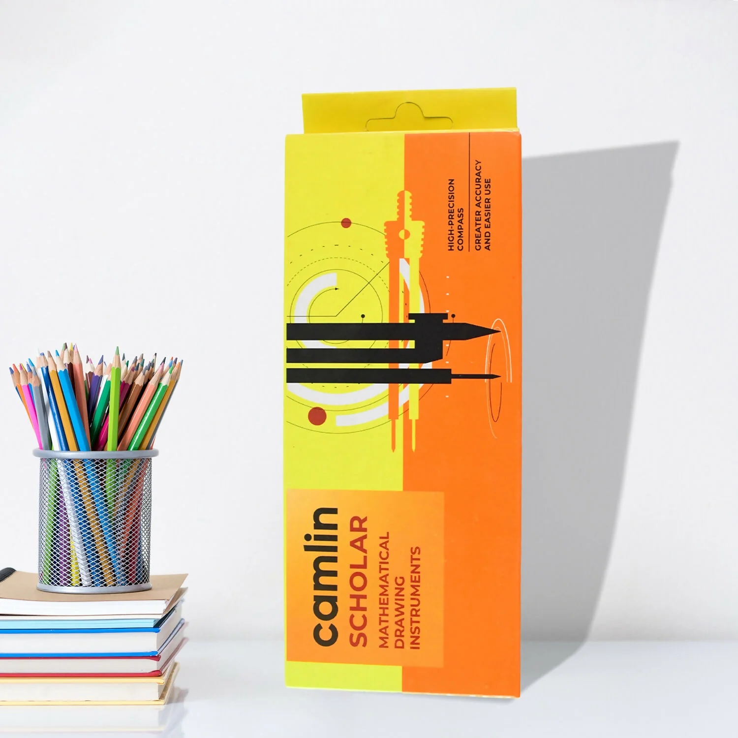 Camlin Scholar Mathematical Drawing Instruments Box (1 Pc) - Image 3