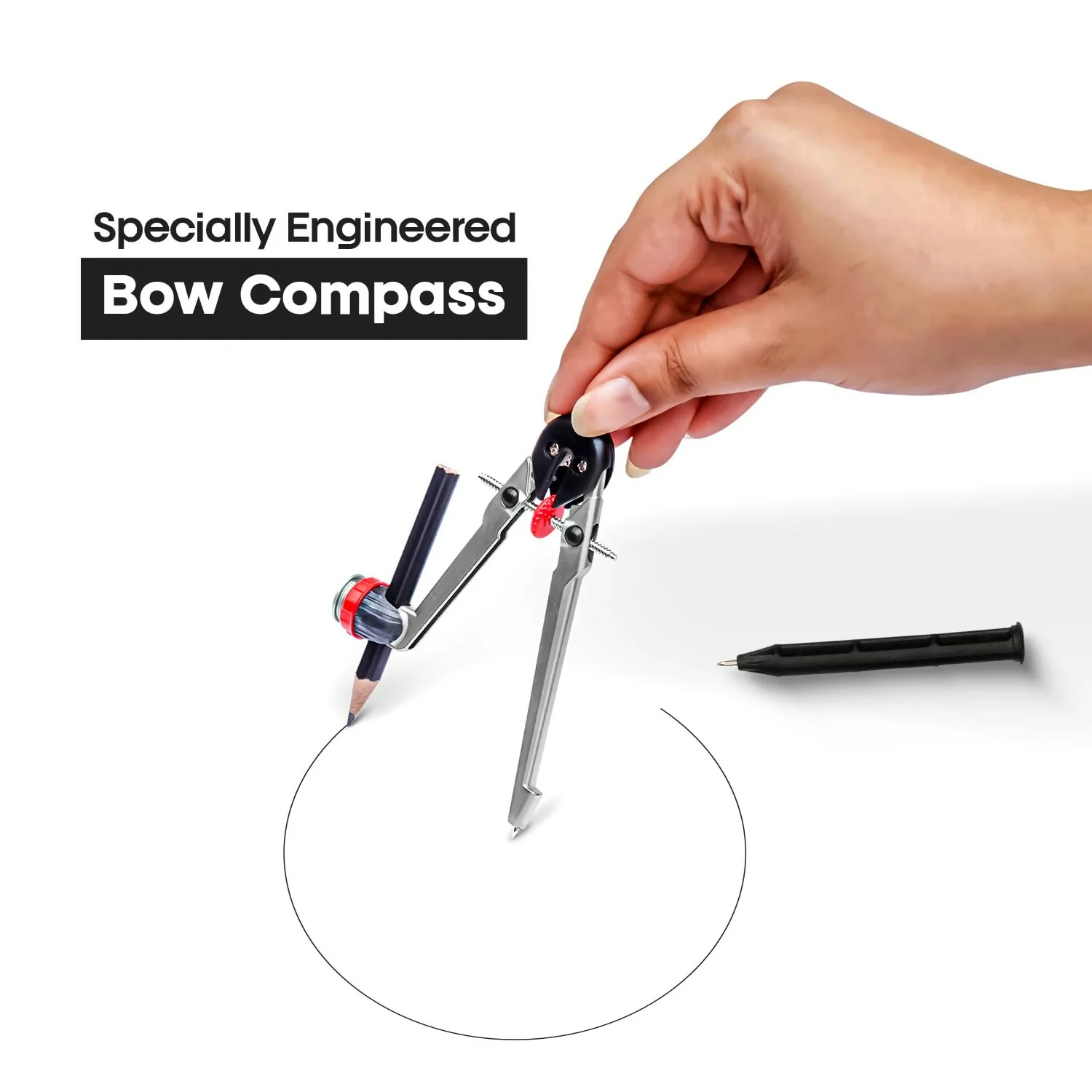 Camlin Scholar Pro Geometry Box – 12-Piece Maths Drawing Instruments Set - Image 4