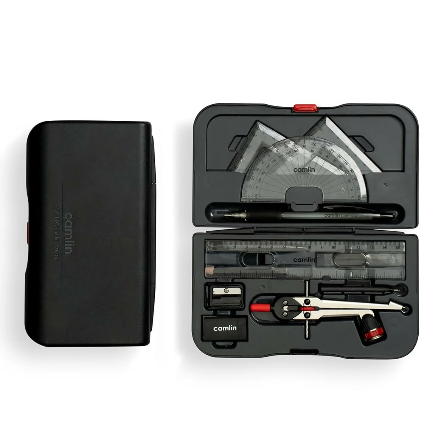 Camlin Scholar Pro Geometry Box – 12-Piece Maths Drawing Instruments Set - Image 6