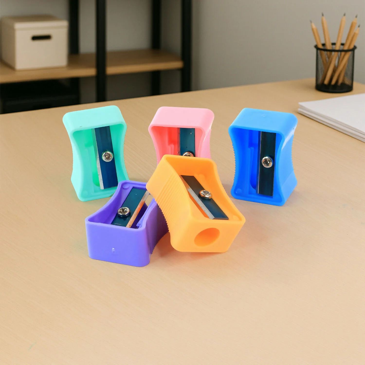 Camlin Sharpener – High Precision, Durable Blade, Easy Grip – Pack of 20 Units - Image 2