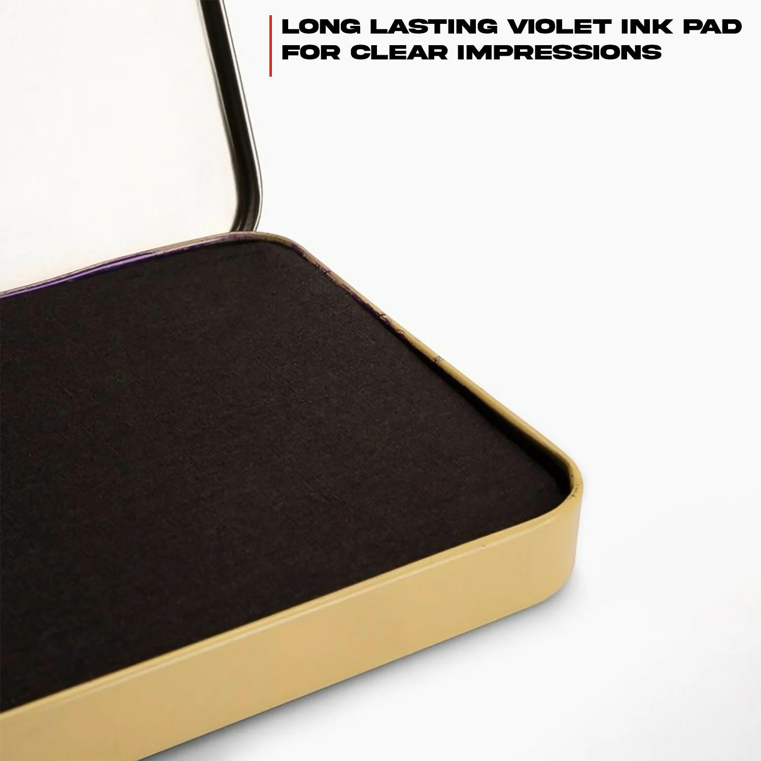 Camlin Stamp Pad – Large Violet Ink, Long Lasting Impressions - Image 3