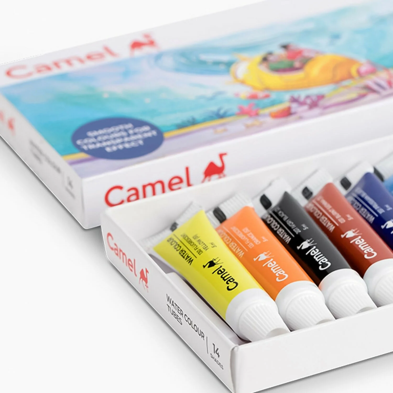 Camlin Water Colour Tubes 14 Shades Set - Image 3