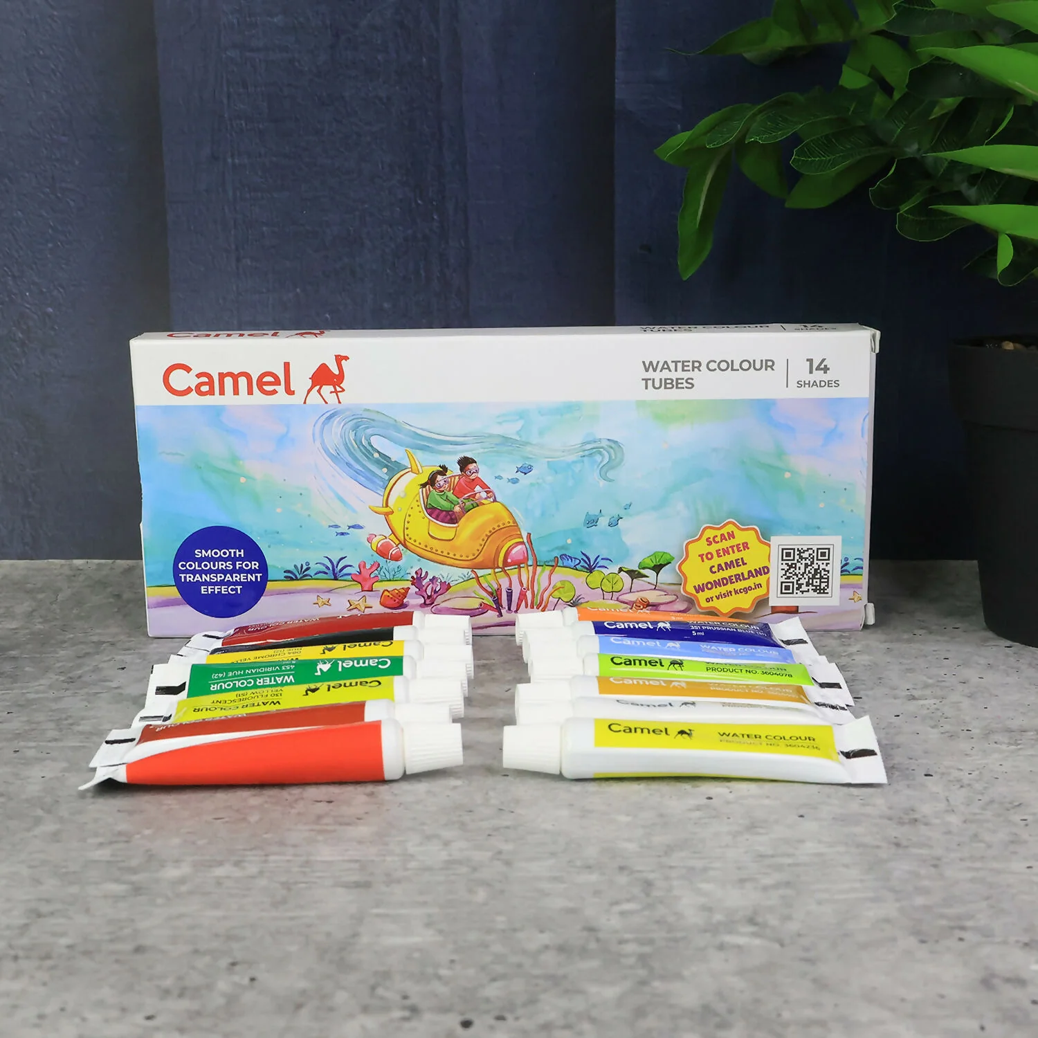 Camlin Water Colour Tubes 14 Shades Set - Image 5