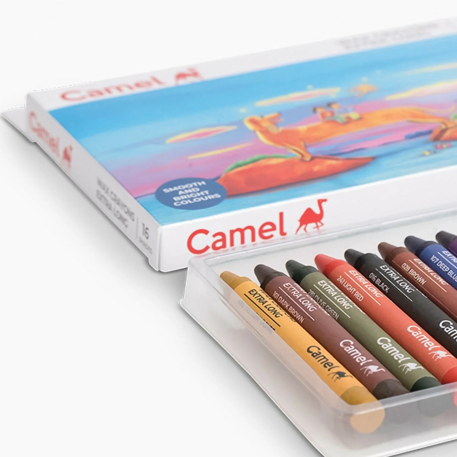 Camlin Wax Crayons Extra Long – 16 Bright Shades for Smooth Colouring - Image 3