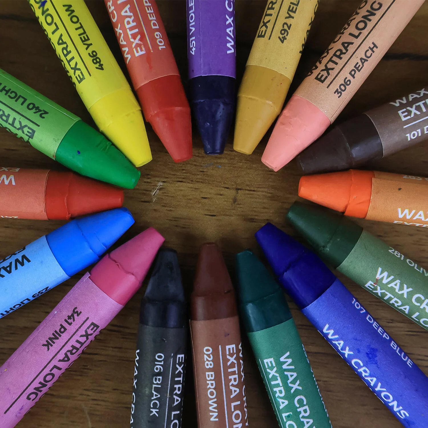 Camlin Wax Crayons Extra Long – 16 Bright Shades for Smooth Colouring - Image 5