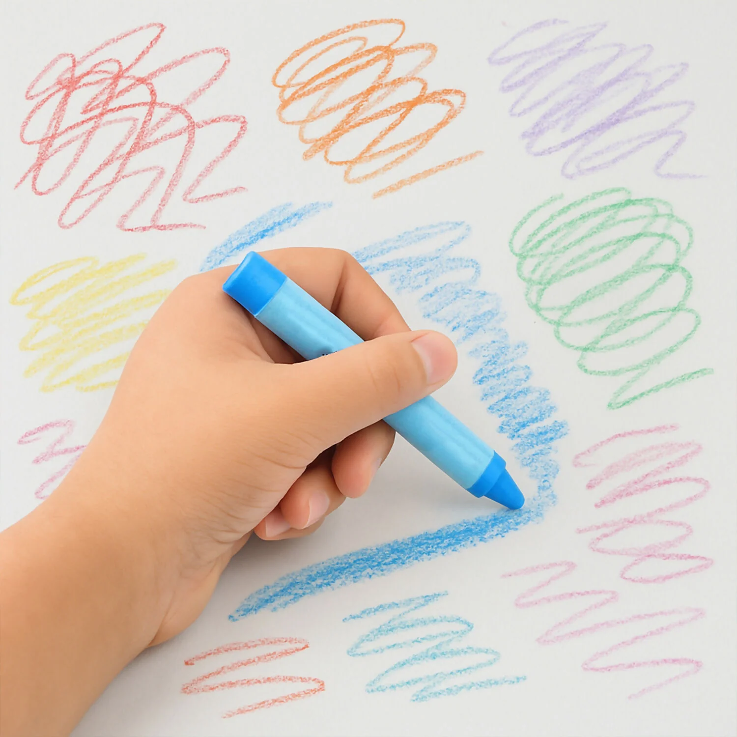 Camlin Wax Crayons Jumbo 13 Shades with Glitter Crayon - Image 5