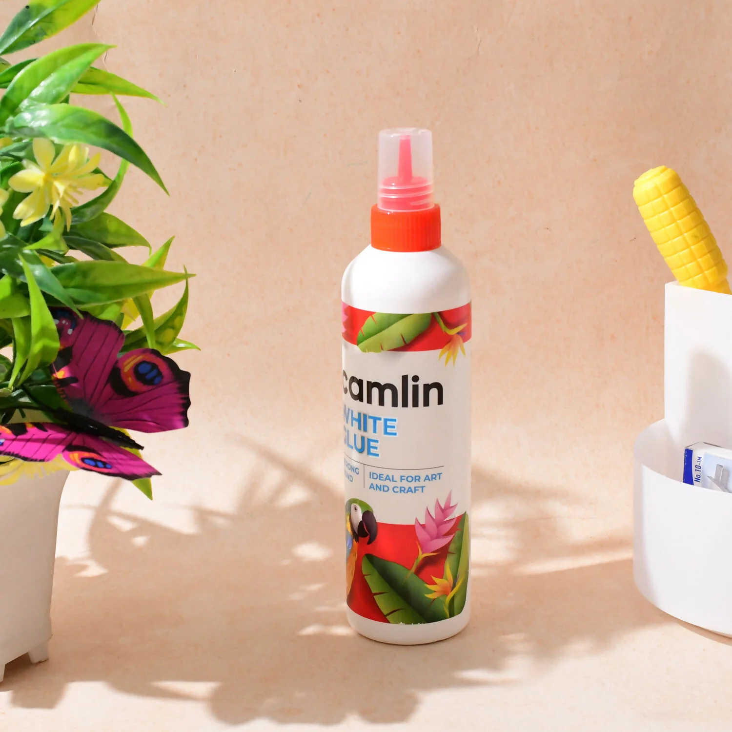 Camlin White Glue Strong Bond Adhesive for Art and Craft (200g) - Image 2