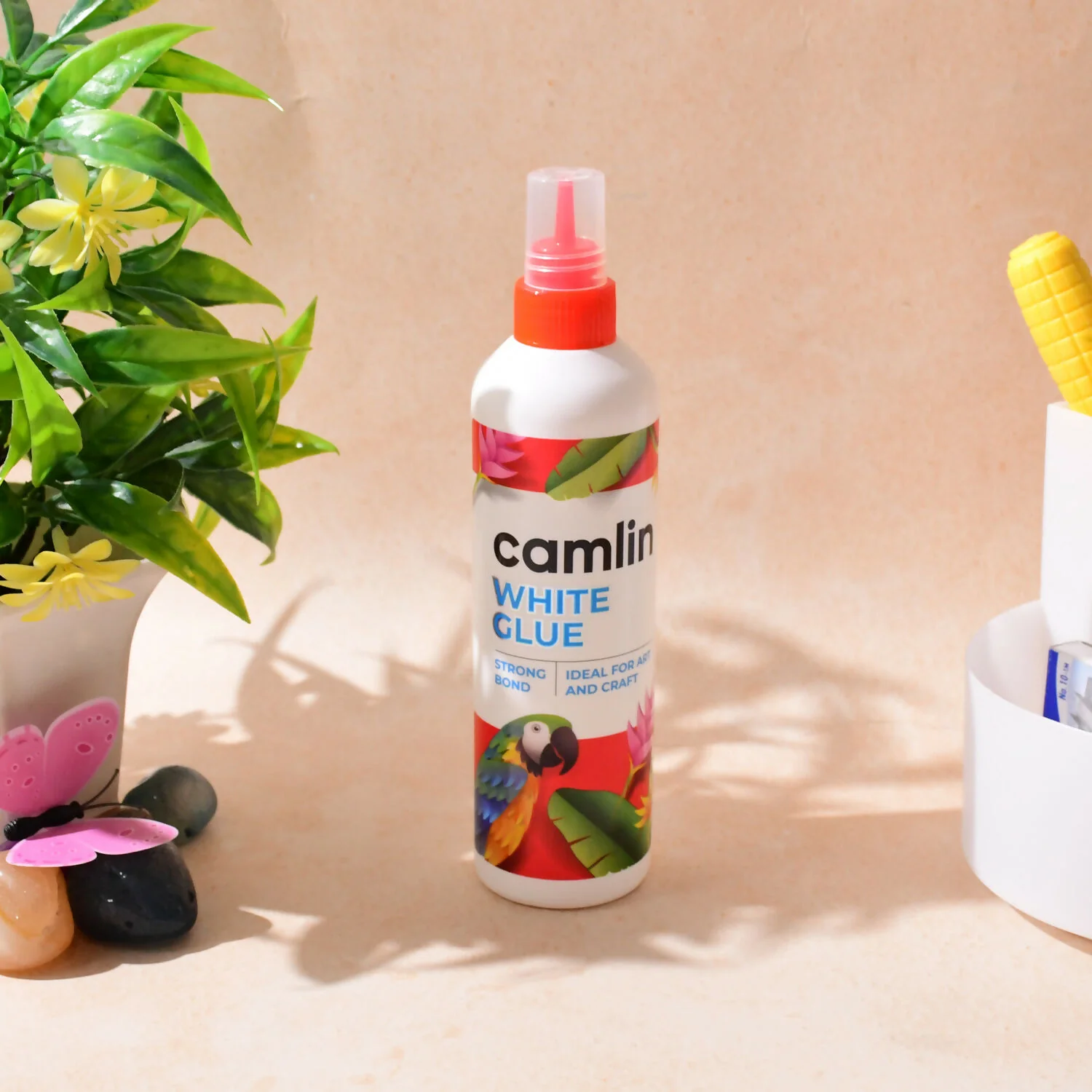 Camlin White Glue Strong Bond Adhesive for Art and Craft (200g) - Image 4