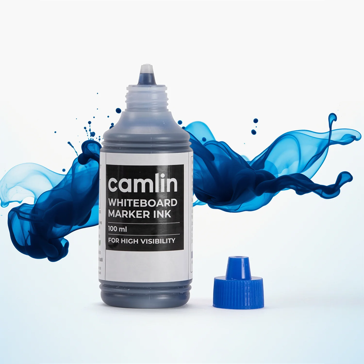 Camlin Whiteboard Marker blue Ink Bottle – 100 ml - Image 3