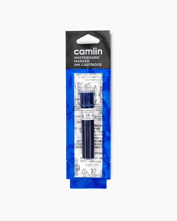 Camlin Whiteboard Marker Ink Cartridge – Easy Refill, Smooth Writing (Blue) - Image 4