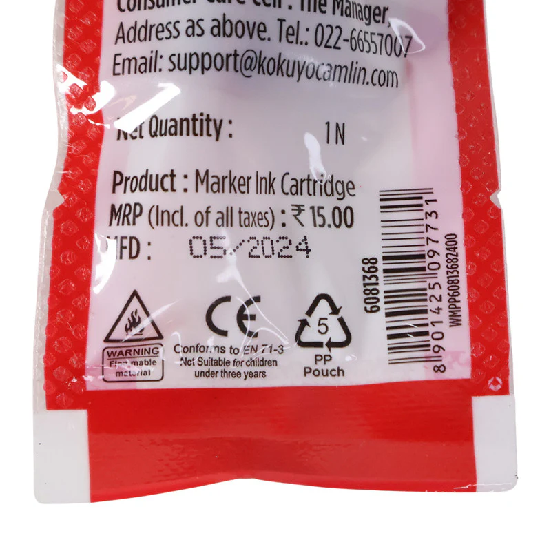 Camlin Whiteboard Marker Ink Cartridge (20 Gm) - Image 4