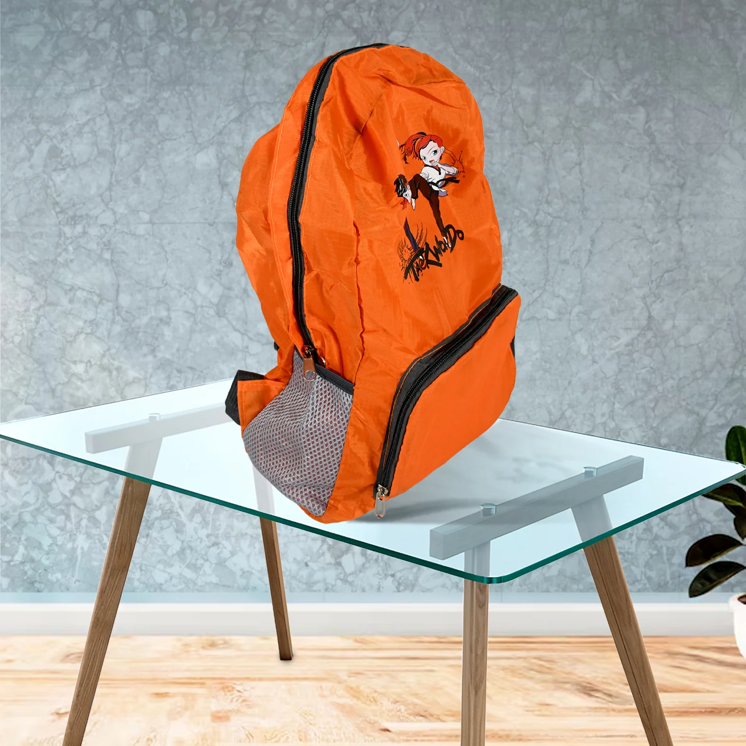 Lightweight Water-Resistant Hiking Backpack for Travel & Camping (Unisex) - Image 4