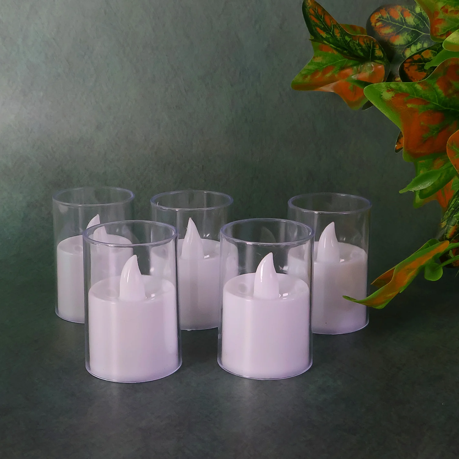 Flameless LED Votive Candles - (Set) - Image 3