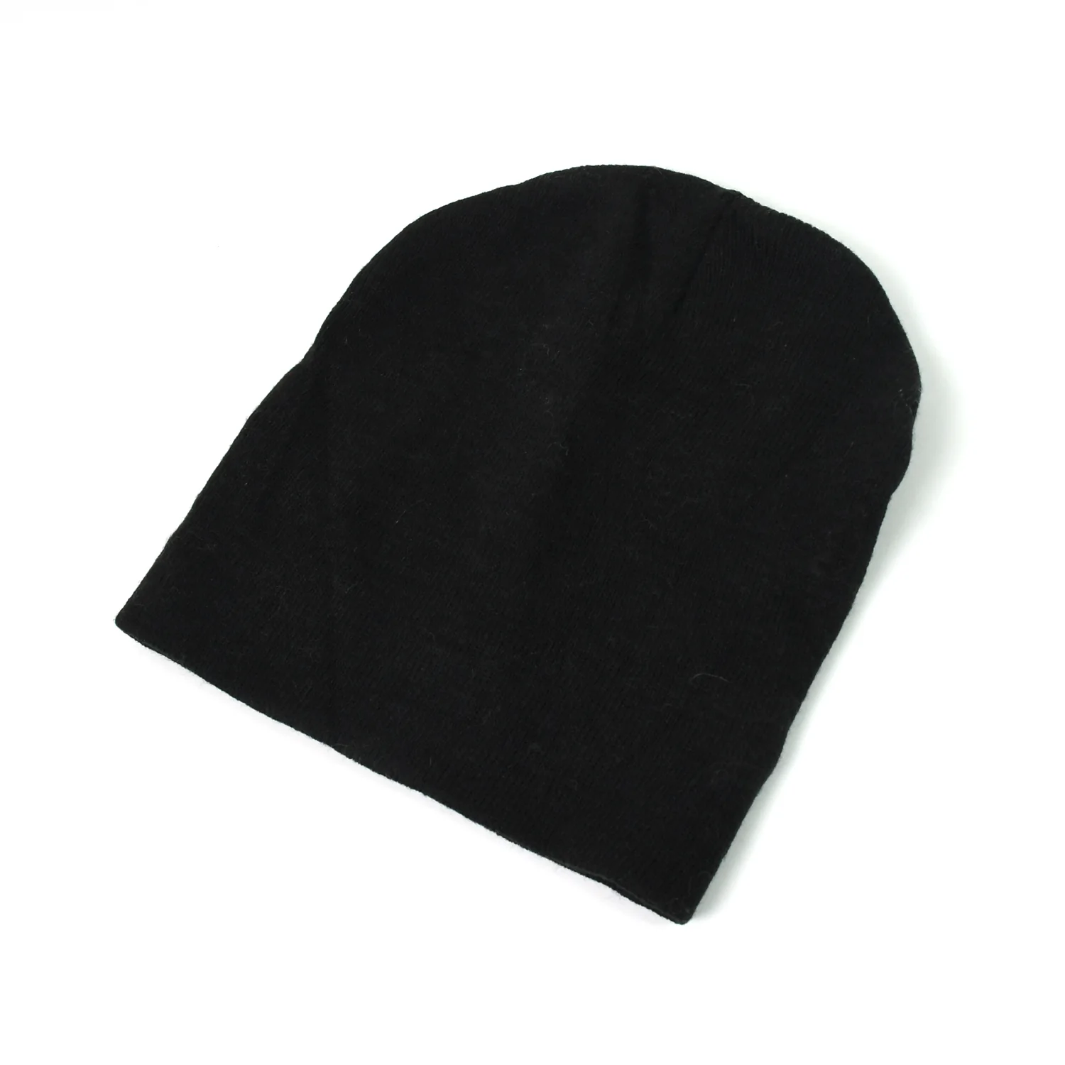 Cap for Winter Woolen Knitted Black Inside Fur Caps (1 Pc / Mix Design & Color) - Image 5