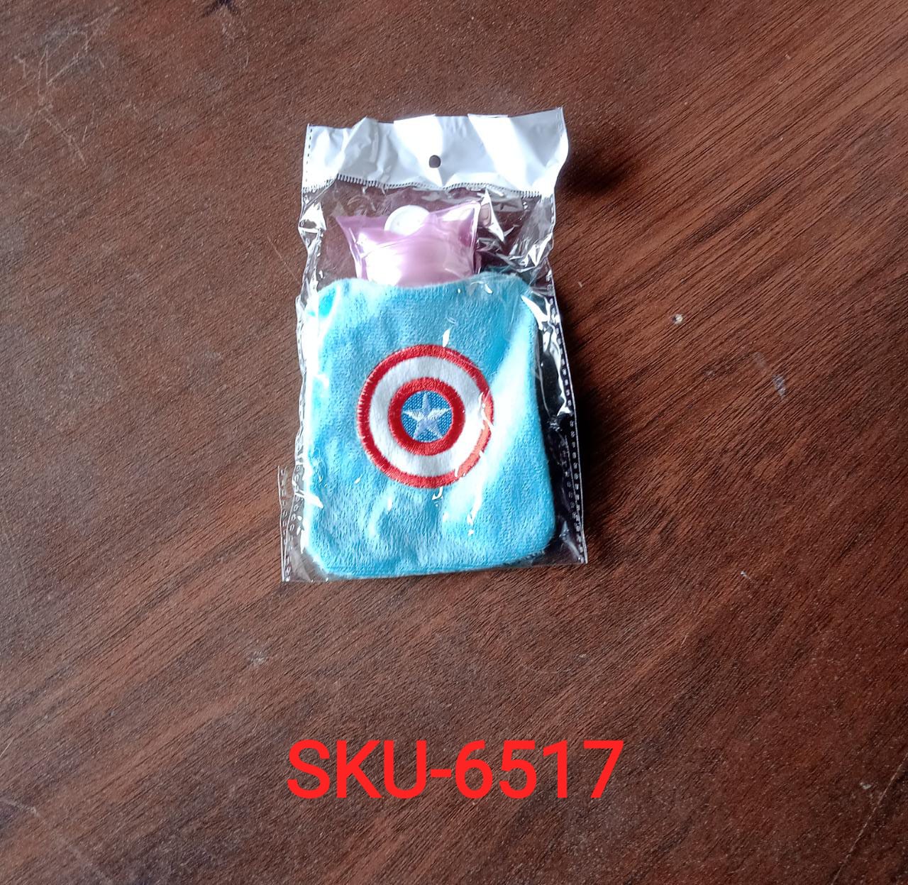Captain America Print Small Hot Water Bag with Cover for Pain Relief - Image 8