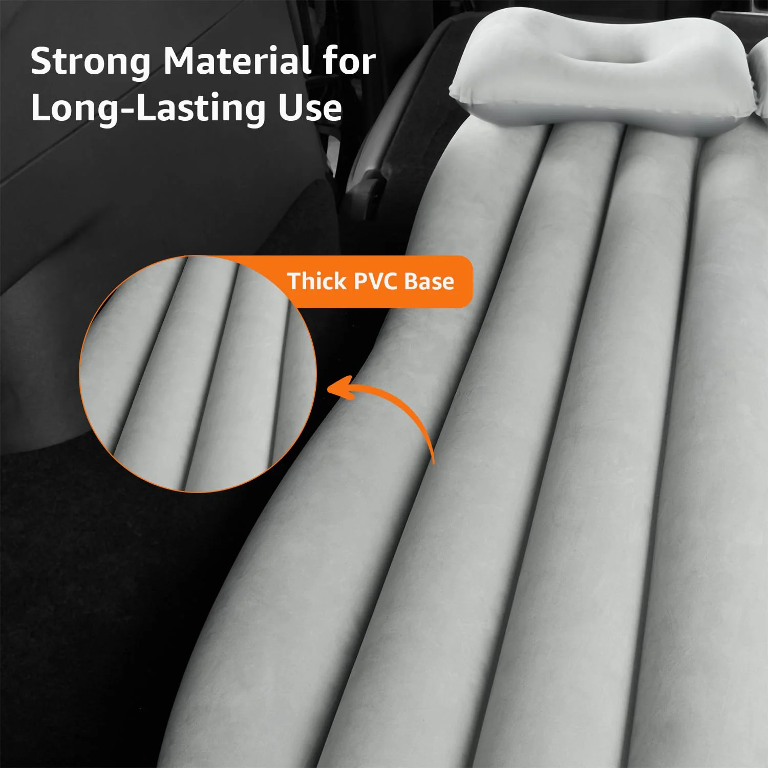 Car Air Mattress Bed Set with Inflatable Pillows and Cushions (1 Set / Mix Design) - Image 14