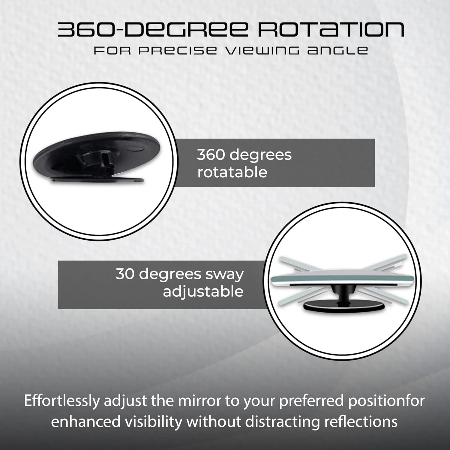 Car Blind Spot Mirror 2 Pc Set - Image 12