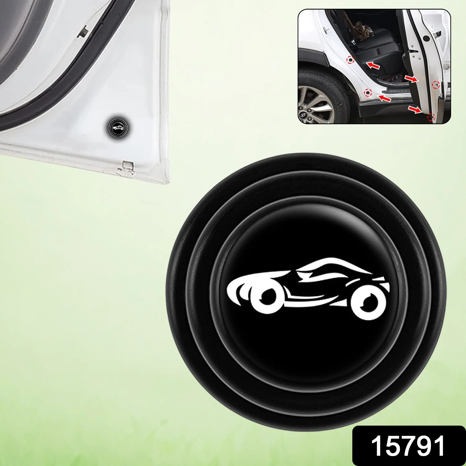 Car Door Shock Absorber Car Door Protection Sticker (1 Pc) - Image 2