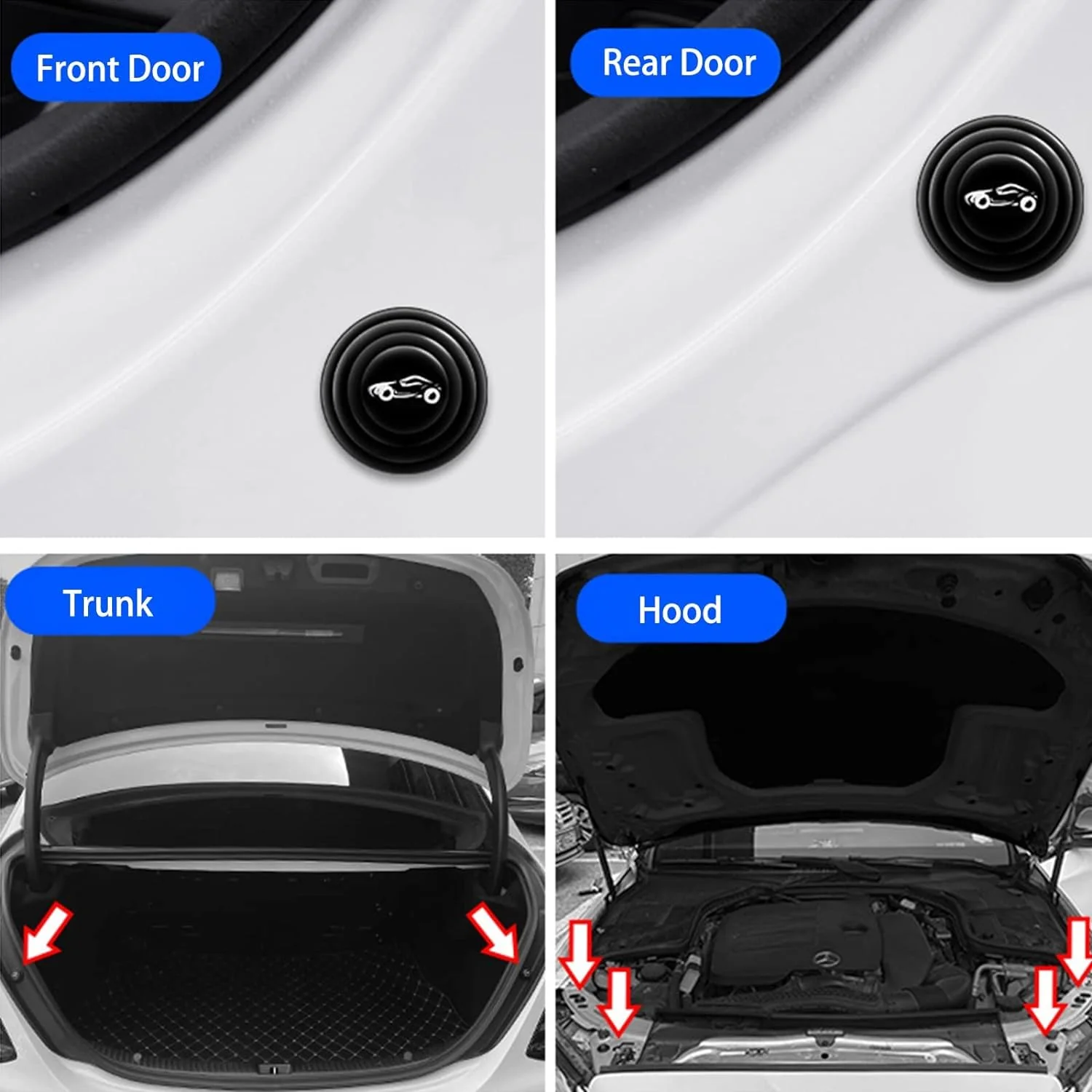 Car Door Shock Absorber Car Door Protection Sticker (1 Pc) - Image 4